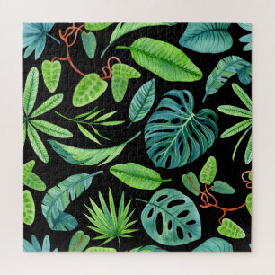 Tropical Lushness: Rainforest Greenery. Jigsaw Puzzle