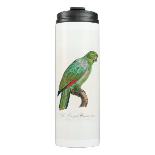 tropical macaw parrot thermal tumbler
