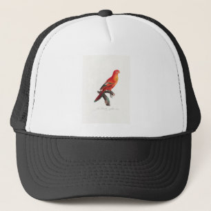 tropical macaw parrot trucker hat