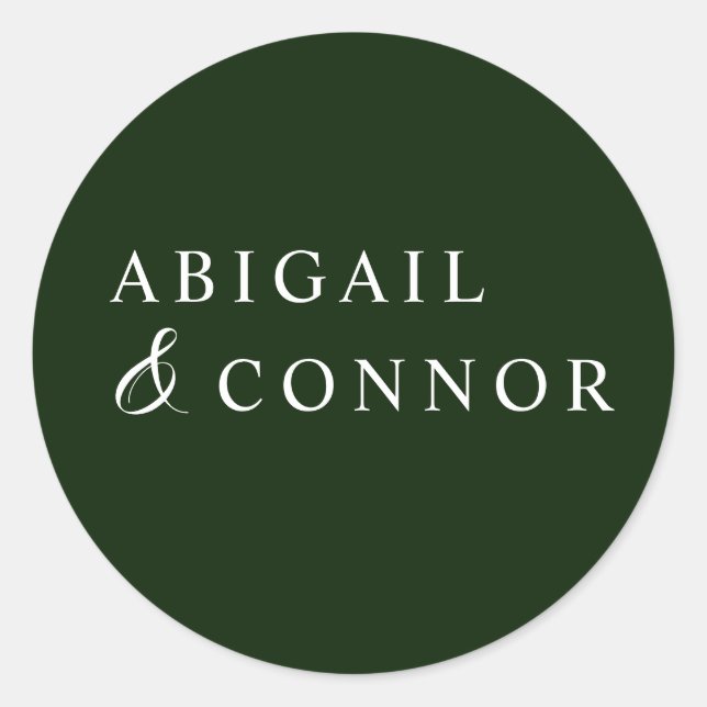 Tropical Magnolia White Green Red Destination Classic Round Sticker (Front)