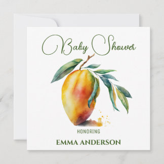 Tropical Mango | Baby Shower