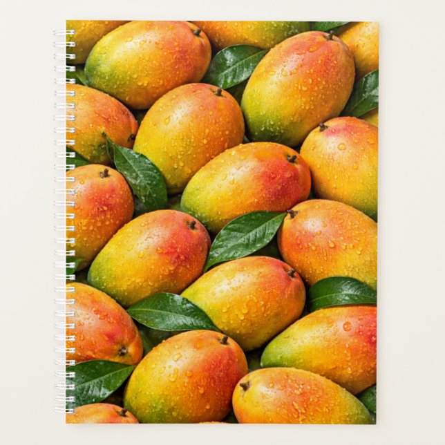 Tropical Mango Fruit Design Planner (Front)