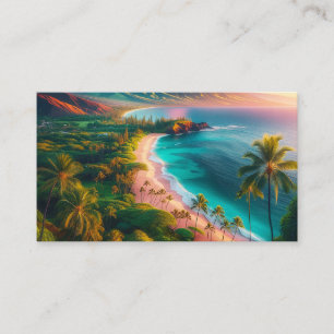 Tropical Maui Island Paradise Business Card