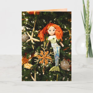 Tropical Mermaid Under the Sea Greeting Card