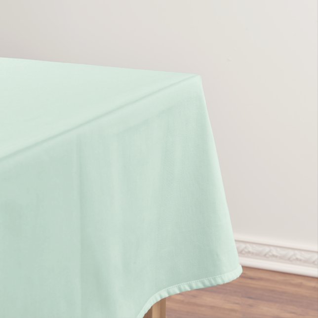 Tropical Mint Green Tablecloth (In Situ)