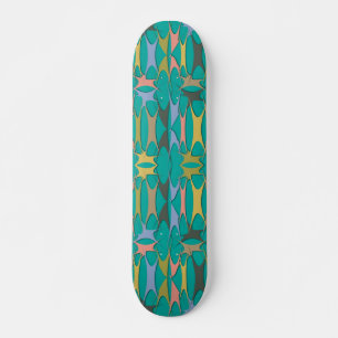 Tropical Mirage Pattern Skateboard