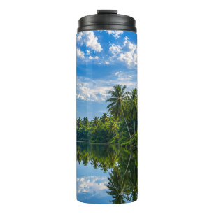 Tropical Mirror River Reflections  Thermal Tumbler