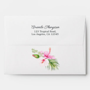 Tropical Miss to Mrs Bridal Shower Envelope