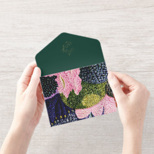 Tropical Modernism Gift Envelope All In One Invitation