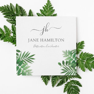 Tropical Monogram Business Event Napkin