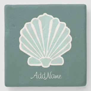 Tropical Monogram Drink Coasters