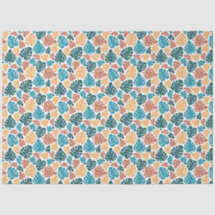 Tropical Monstera Leaf Pattern – Colourful Nature Tissue Paper