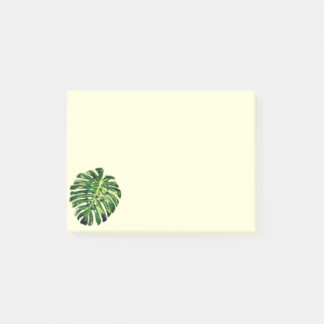 Tropical Monstera Leaf - Post-it Notes (Front)