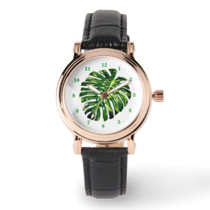 Tropical Monstera Leaf Watch