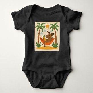 Tropical Moose-cation – Relaxed Summer Tee for Kid