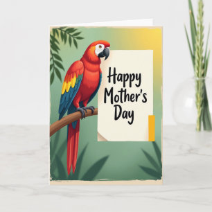 Tropical Mothers Day Art Card