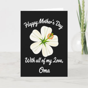 Tropical Mothers Day Blossom Card