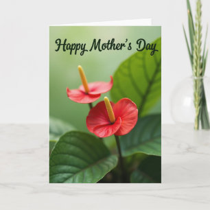 Tropical Mothers Day Floral Card