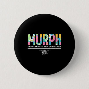Tropical Murph Memorial Day Workout Wod Military G 6 Cm Round Badge
