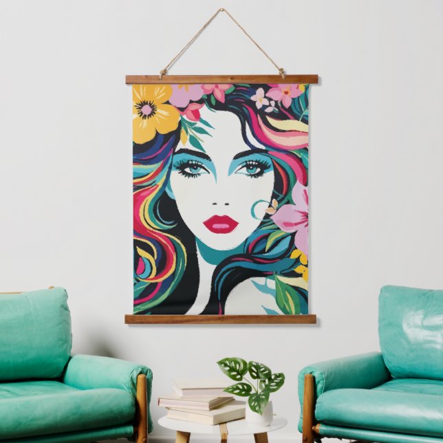 Tropical Muse Hanging Tapestry (Living Room)