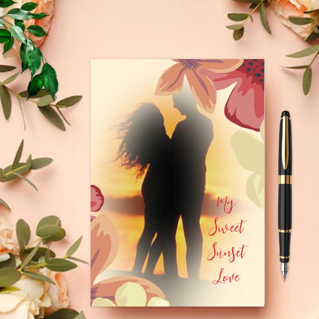Tropical My Sunset Love Card (Creator Uploaded)