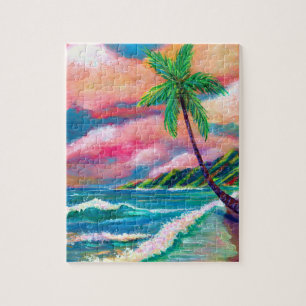 Tropical Na Pali Coast Jigsaw Puzzle