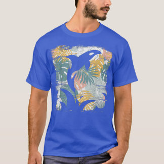 Tropical Nature Pattern Exotic Summer Vacation Wha T-Shirt