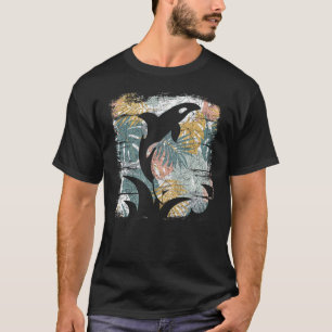 Tropical Nature Pattern Exotic Summer Vacation Wha T-Shirt