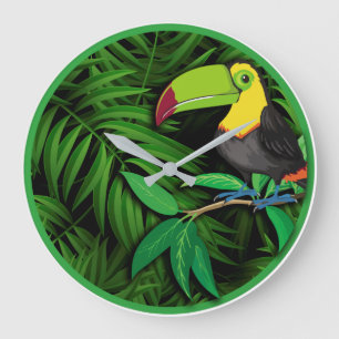 Tropical Nature Theme Wall Decor Clocks