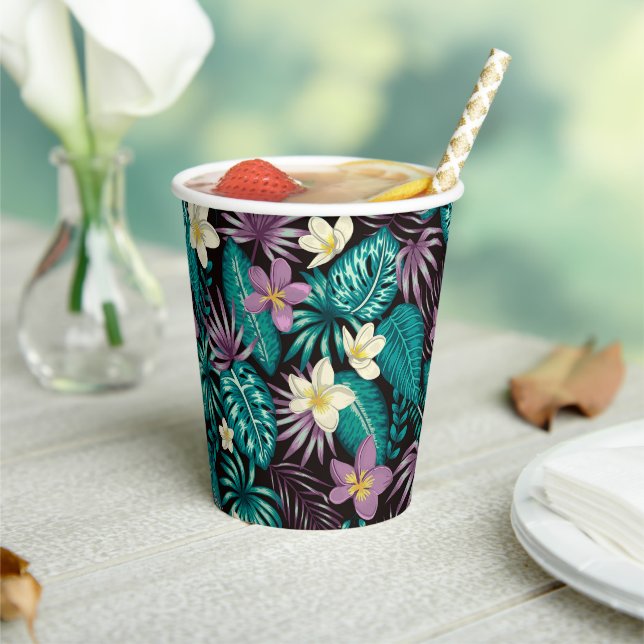 Tropical Nights Paper Cups (Insitu)