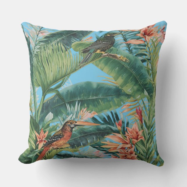 Tropical Oasis Cushion (Front)
