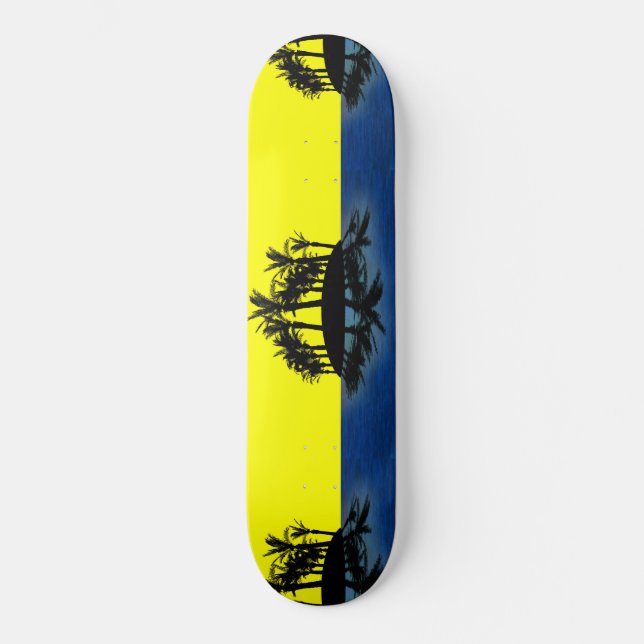 Tropical Oasis Skateboard (Front)
