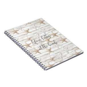 Tropical Ocean Beach Starfish Notebook