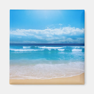 Tropical Ocean View Magnet