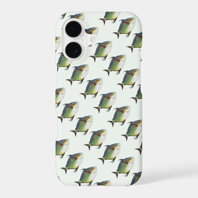 Tropical Opah Fish, Vintage Marine Aquatic Animal (Back)