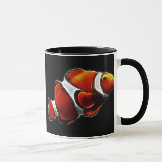 Tropical Orange Clownfish Clown Fish Mug (Right)