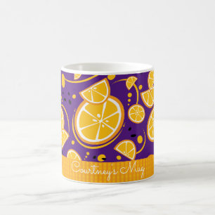 Tropical Orange Slices Wedges Citrus Summer Fruit Coffee Mug