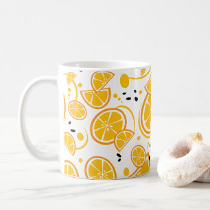 Tropical Orange Slices Wedges Citrus Summer Fruit Coffee Mug