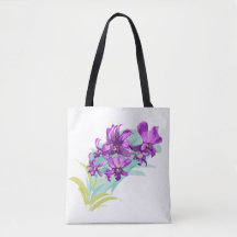 Tropical Orchid Tote