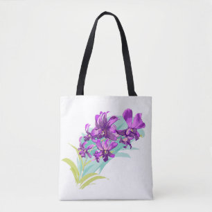Tropical Orchid Tote