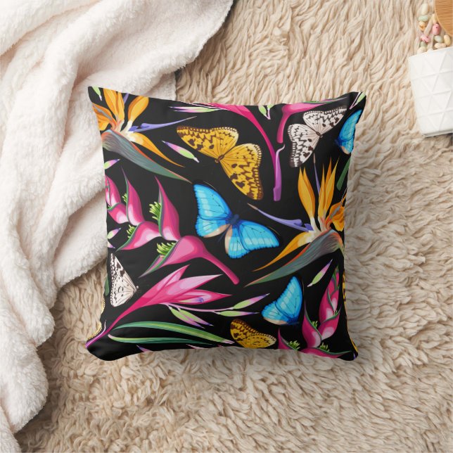 Tropical Orchids Cushion (Blanket)