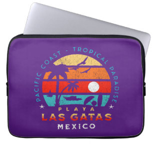Tropical Pacific Paradise / Las Gatas Beach Mexico Laptop Sleeve