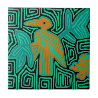 Tropical Pajaro Ceramic Tile