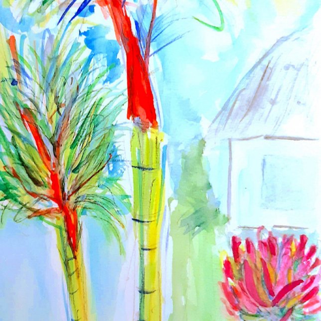 Tropical Palm Apron by Areiella & Lily Designs (Creator Uploaded)