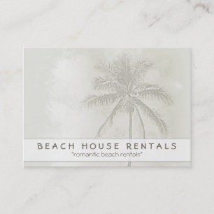 Tropical Palm Beach Rentals Business Card