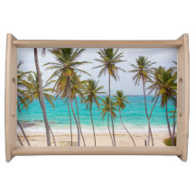 Tropical Palm Beach Serving Tray
