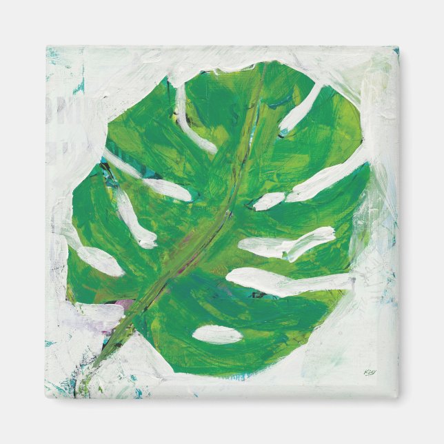 Tropical | Palm Leaf Magnet (Front)