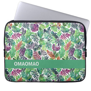 Tropical Palm Leaf Pattern iPad Case