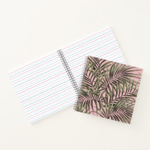 Tropical Palm Leaf Spiral Notebook