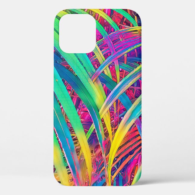 Tropical palm leaf texture background. Palm leaf i Case-Mate iPhone Case (Back)